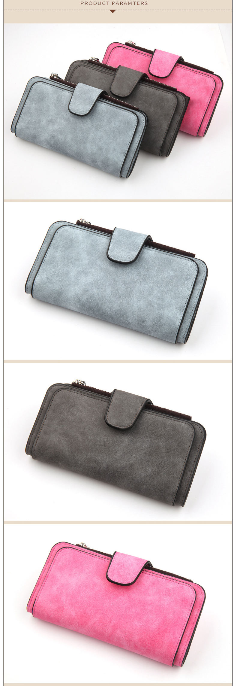 2022 neue Design PU weibliche moderne kleine Brieftasche Frauen Dame Kartenhalter