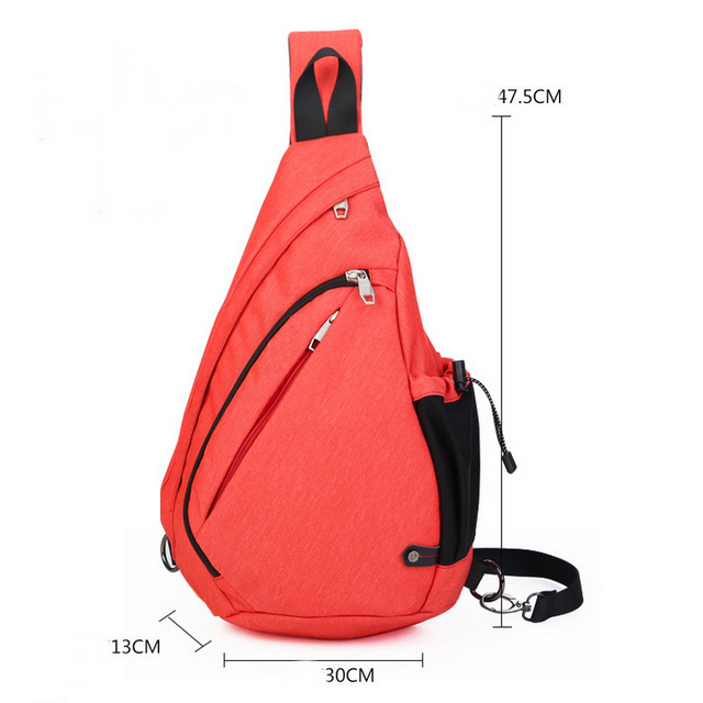 Sac à bandoulière pour hommes ou femmes de style sports de plein air en gros