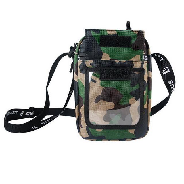 Camouflage 600D leichte Umhängetasche Outdoor-Reise-Seitentasche für Männer