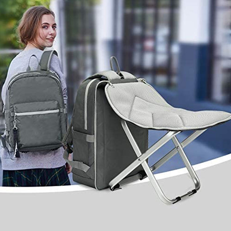 Heiß verkaufender Outdoor-Rucksack mit Klappstuhl mit tragbarem Rucksackstuhl zum günstigen Preis