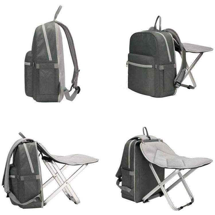 Heiß verkaufender Outdoor-Rucksack mit Klappstuhl mit tragbarem Rucksackstuhl zum günstigen Preis