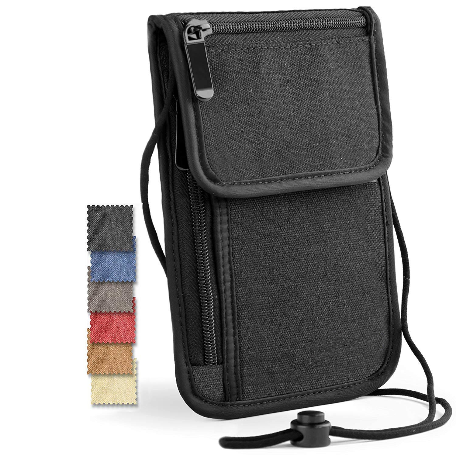 Porte-passeport RFID Safe The Classic Neck Travel Passport Wallet