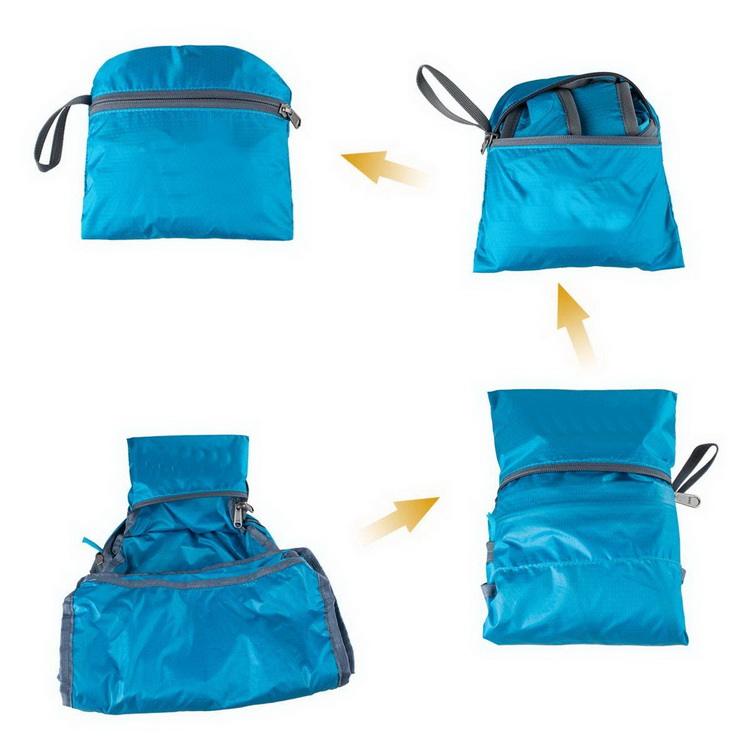 Wasserdichte, faltbare Schultasche, ultraleichter, packbarer Rucksack
