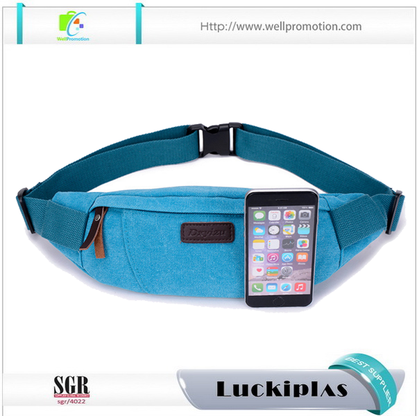 Running Bum Bag, Canvas Damen Herren Laufgürteltasche
