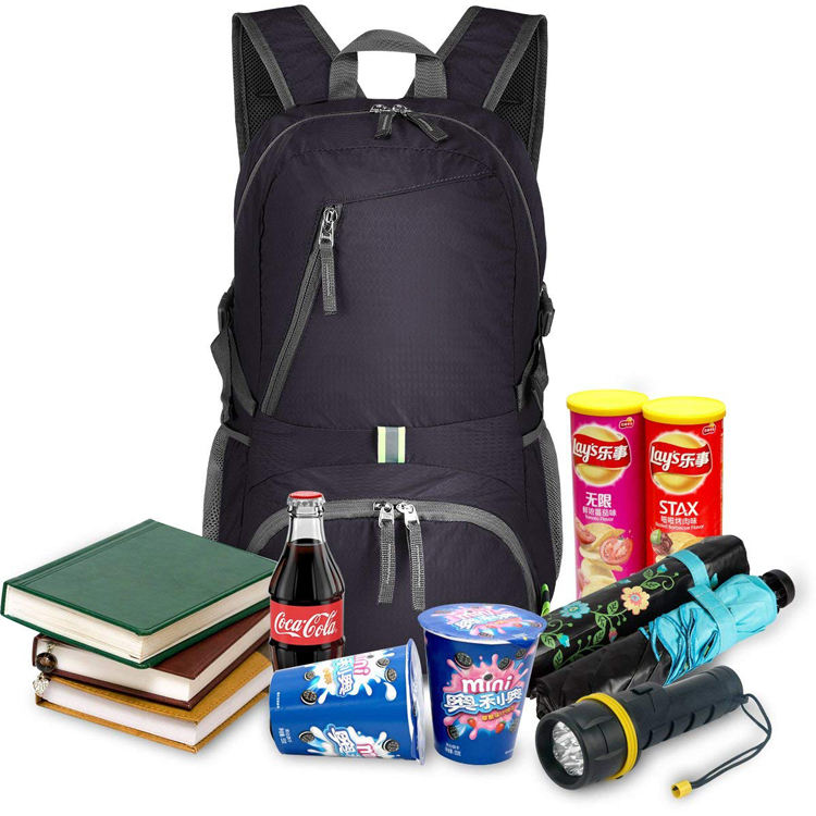 Wasserdichter 35-Liter-Wanderrucksack. Leichter, faltbarer Reise-Tagesrucksack
