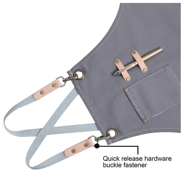 Logo personnalisé Nouveau design coton tissu tablier styliste cadeau outil hommes tablier