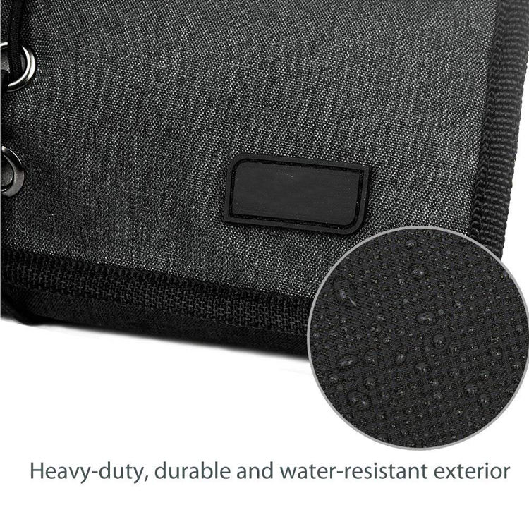 Sac de rangement d'accessoires électroniques de pochette d'organisateur de câble de données de voyage multifonctionnel