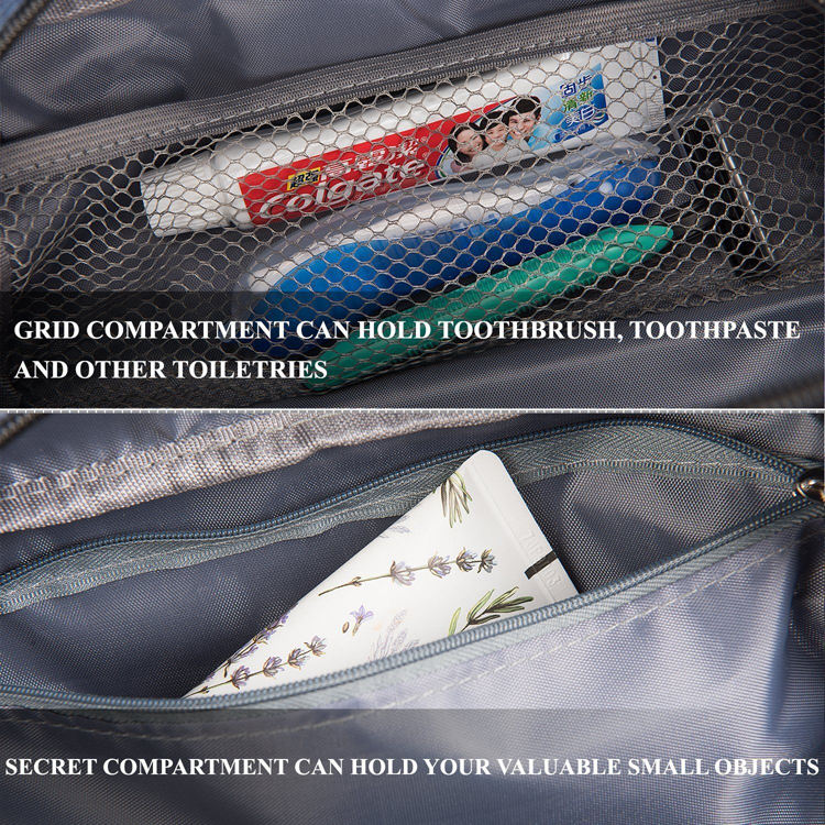 Borsa porta cosmetici da viaggio portatile per cosmetici da uomo / donna