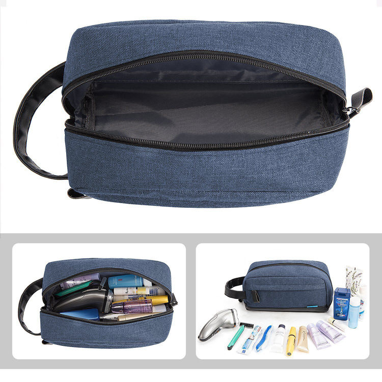 Borsa porta cosmetici da viaggio portatile per cosmetici da uomo / donna