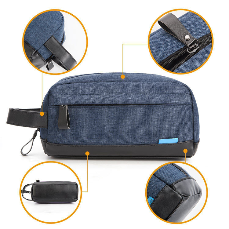 Borsa porta cosmetici da viaggio portatile per cosmetici da uomo / donna