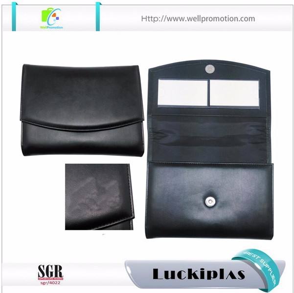 Cartera de documentos manual de coches baratos, organizador de documentos de coche, portadocumentos de coche de pvc 2 bolsillos de identificación