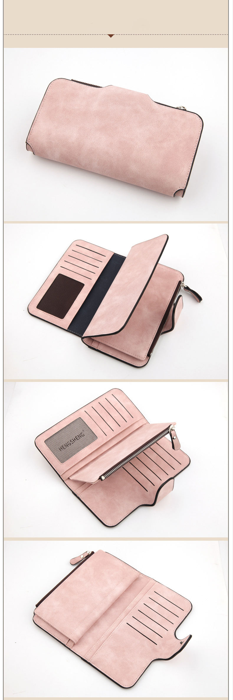2022 neue Design PU weibliche moderne kleine Brieftasche Frauen Dame Kartenhalter