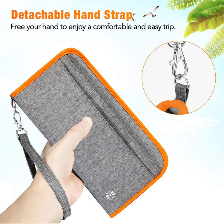 Titular do cartão de visita RFID carteira de viagem titular do passaporte da família