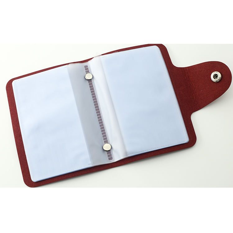 Mini portefeuille de poche porte-cartes en cuir PU