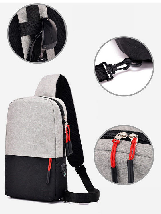 Mode-Laptop-Umhängetasche, einzelne Brusttasche, Umhängetasche im Freien