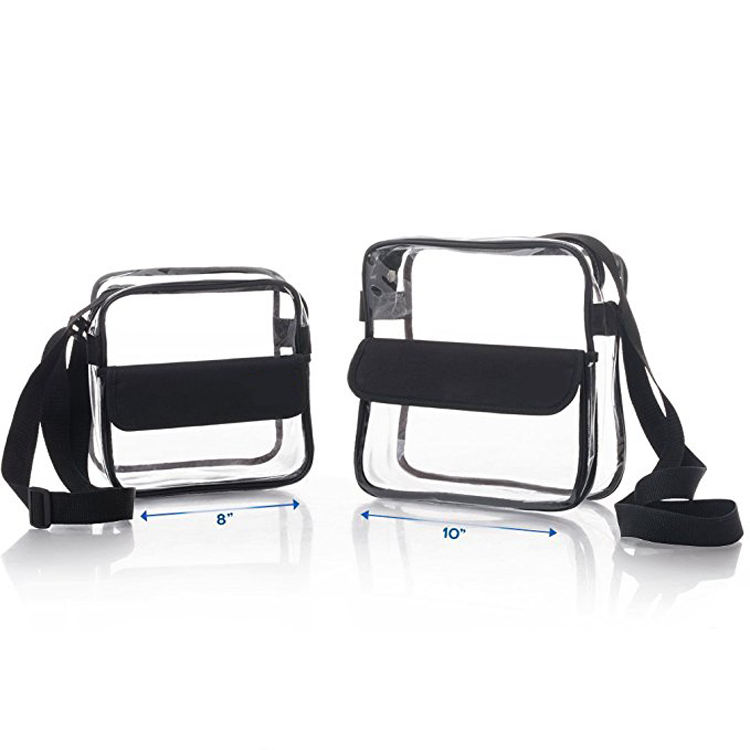 Sacs à cosmétiques transparents en tissu enduit de pvc de style dernier cri sacs à main pour femmes sacs à main