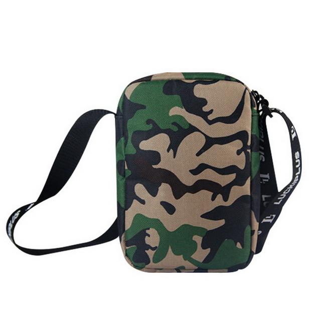 Camouflage 600D leichte Umhängetasche Outdoor-Reise-Seitentasche für Männer