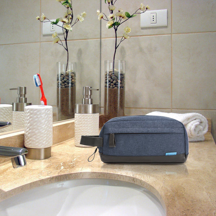 Borsa porta cosmetici da viaggio portatile per cosmetici da uomo / donna