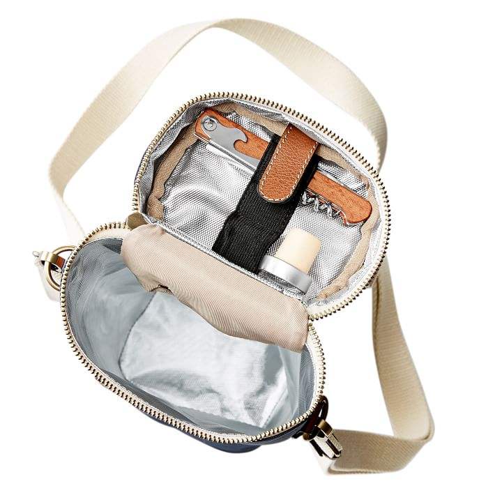 Kundenspezifische Outdoor-Picknick-Weinflaschen-Kühltasche, wasserdichte, isolierte Getränkekühltasche