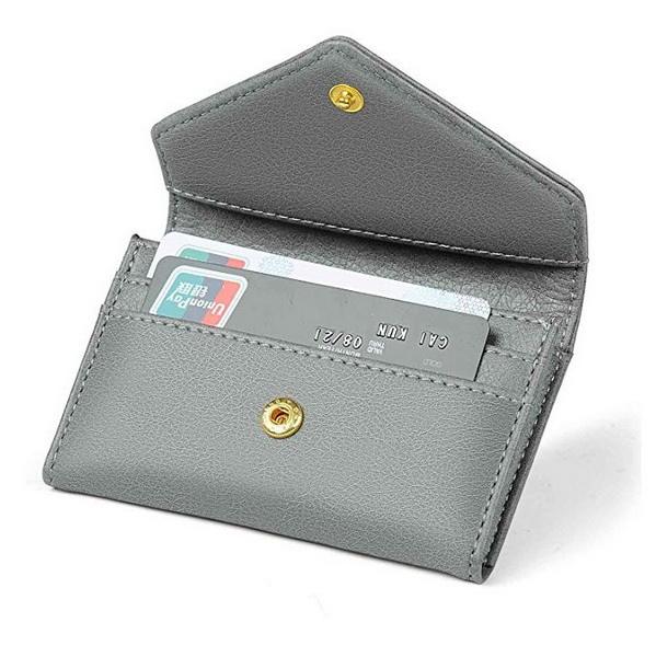 Porte-cartes de crédit portefeuille porte-cartes en cuir PU femme pour dames