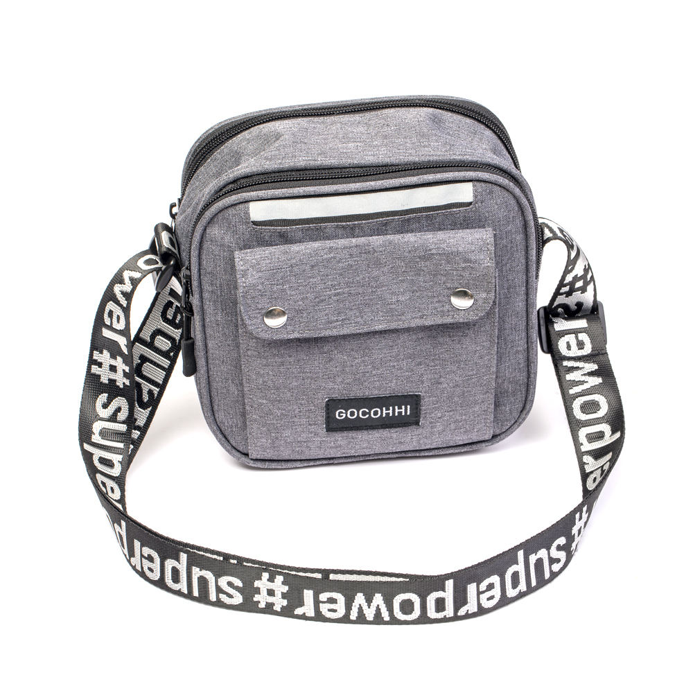 Neueste Werbe-Umhängetasche Umhängetasche Grey Men Design Messenger Bag