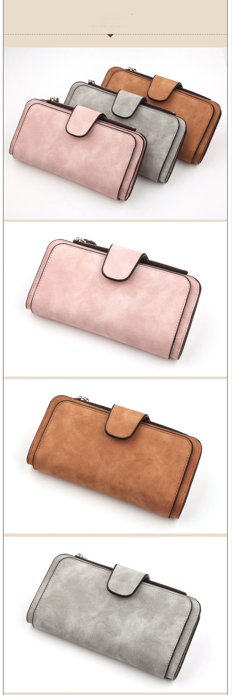 2022 neue Design PU weibliche moderne kleine Brieftasche Frauen Dame Kartenhalter