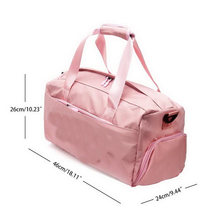 Wasserdichte Reise-Wochenend-Sport-Badetasche mit Trocken- und Nassfach und Schuhfach für Damen