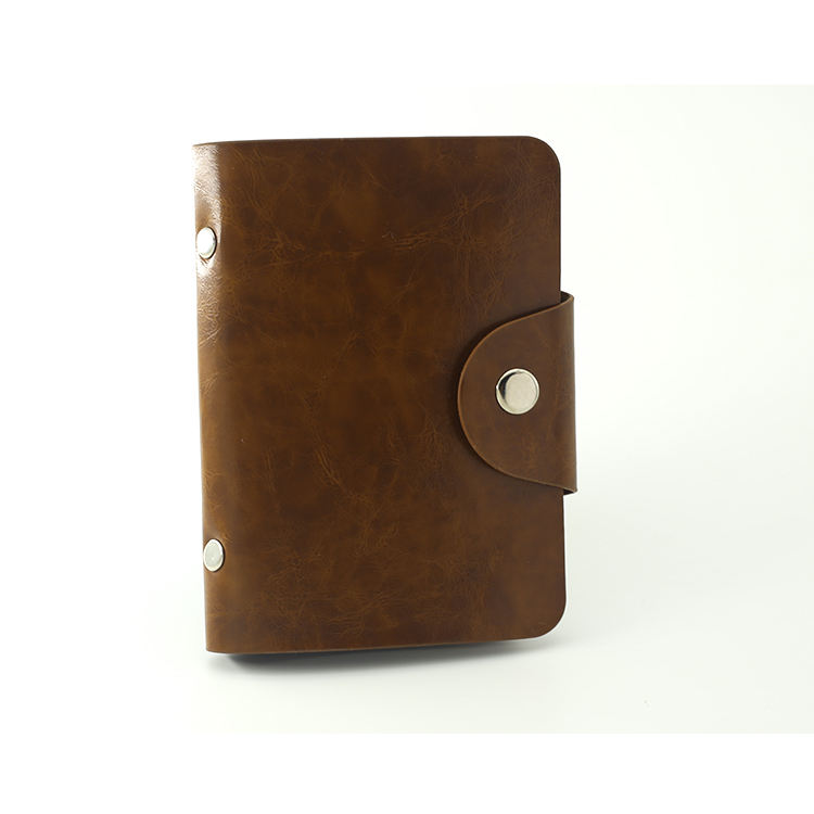 Mini portefeuille de poche porte-cartes en cuir PU