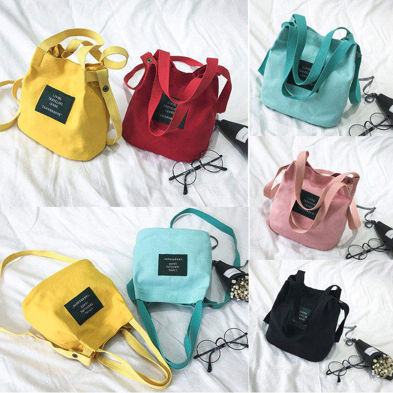 Canvas Freizeit Reisetasche Umhängetasche Damen/Einkaufstasche