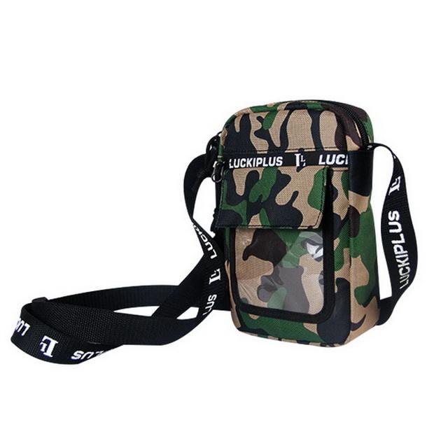 Camouflage 600D leichte Umhängetasche Outdoor-Reise-Seitentasche für Männer