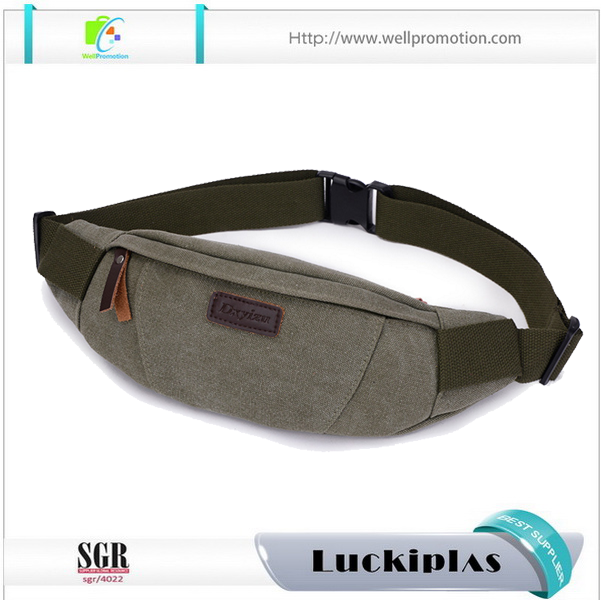 Running Bum Bag, Canvas Damen Herren Laufgürteltasche