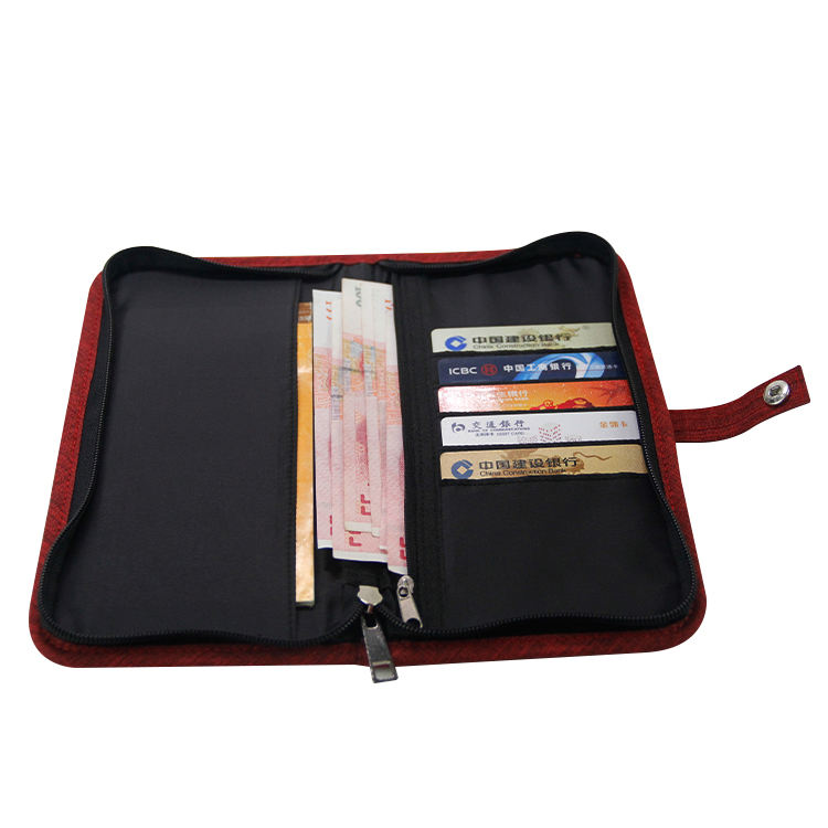 Cadeau de voyage promotionnel passeport carte de visite porte-billets carte rfid porte-clés organisateur de portefeuille