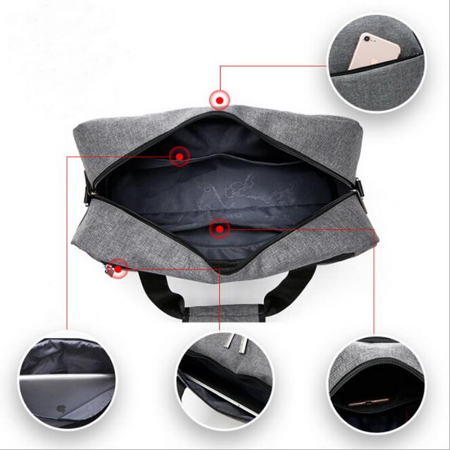 Mochila de alta qualidade com compartimento para sapatos, bolsa de viagem esportiva para homens