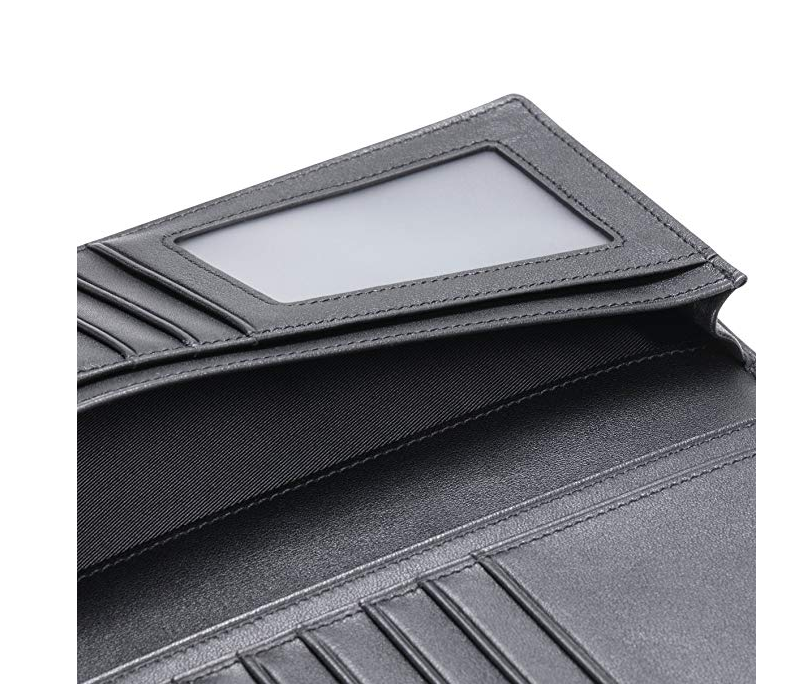 Bifold Long Wallet mit 15 Kreditkartenfächern