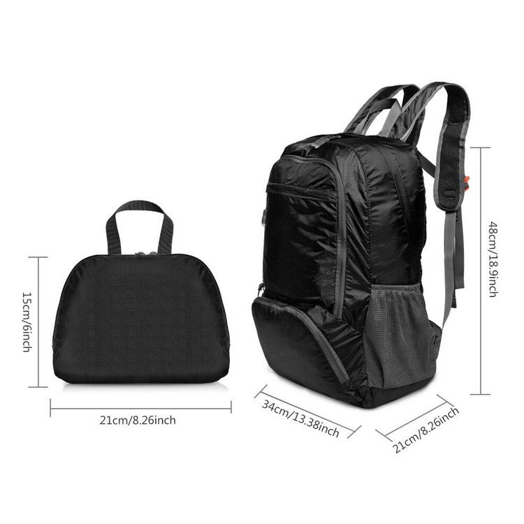 접이식 배낭 경량 접이식 여성 남성 아웃도어 가방 등산 배낭