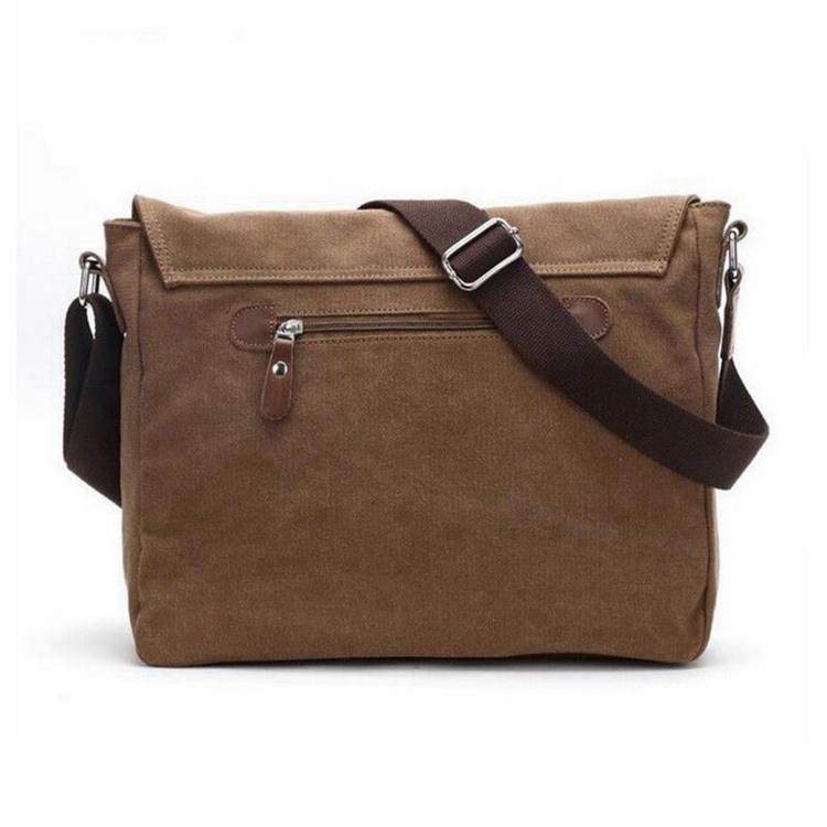 Bolsa mensageiro de lona vintage de alta qualidade bolsa de ombro masculina de lona