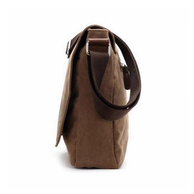 Bolsa mensageiro de lona vintage de alta qualidade bolsa de ombro masculina de lona
