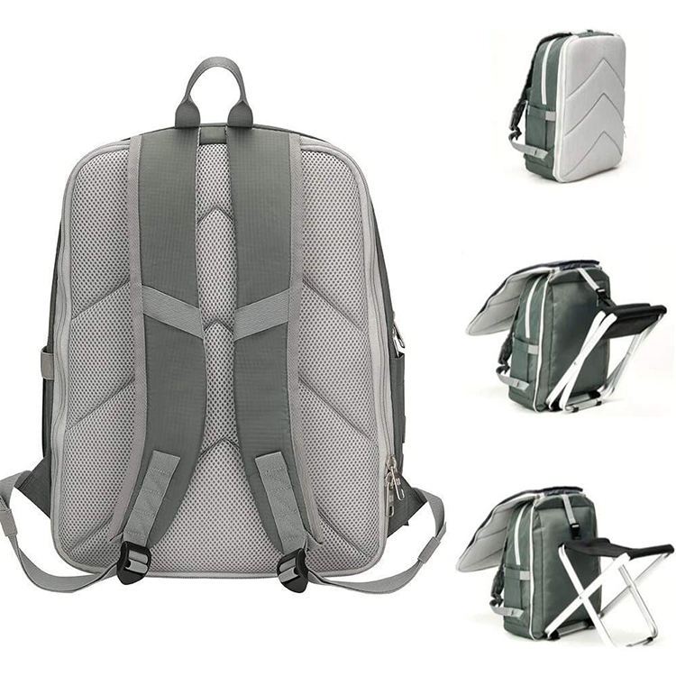 Heiß verkaufender Outdoor-Rucksack mit Klappstuhl mit tragbarem Rucksackstuhl zum günstigen Preis