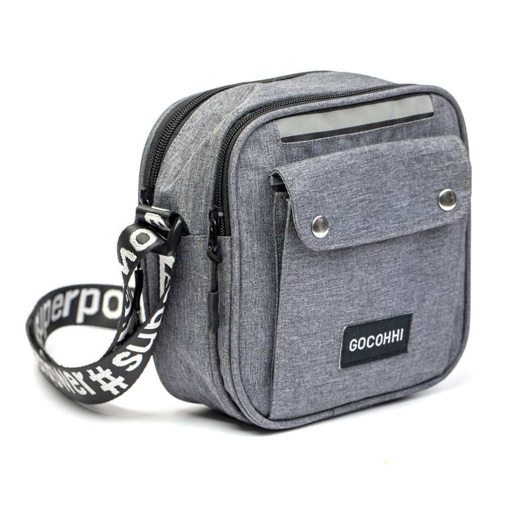 Neueste Werbe-Umhängetasche Umhängetasche Grey Men Design Messenger Bag
