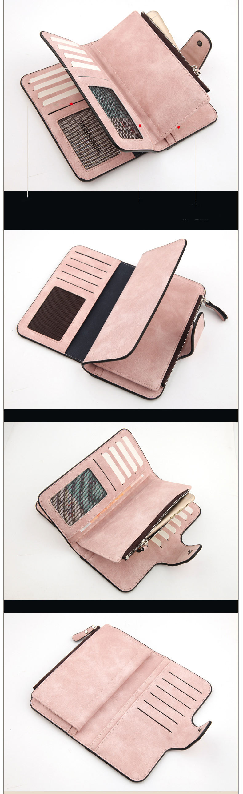 2022 neue Design PU weibliche moderne kleine Brieftasche Frauen Dame Kartenhalter