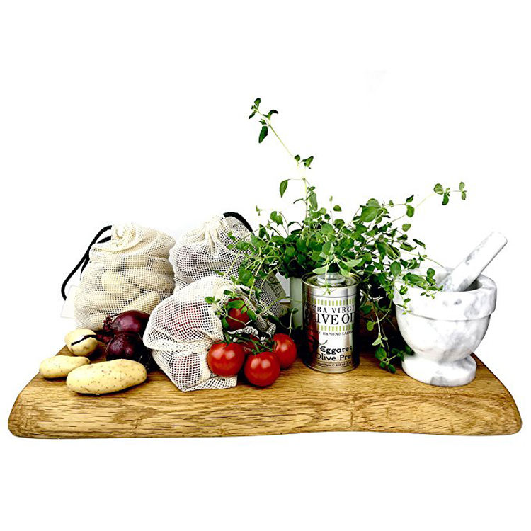 Borsa in rete Rpet riutilizzabile per frutta e verdura