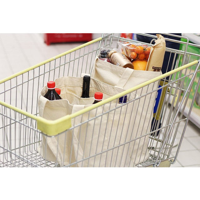 Wiederverwendbare Einkaufsnetztasche aus 100 % zertifizierter Bio-Baumwolle
