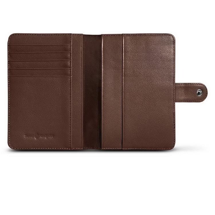 Logo personnalisé RFID bloquant le porte-passeport en cuir Slim Purse Pocket Wallet pour hommes et femmes