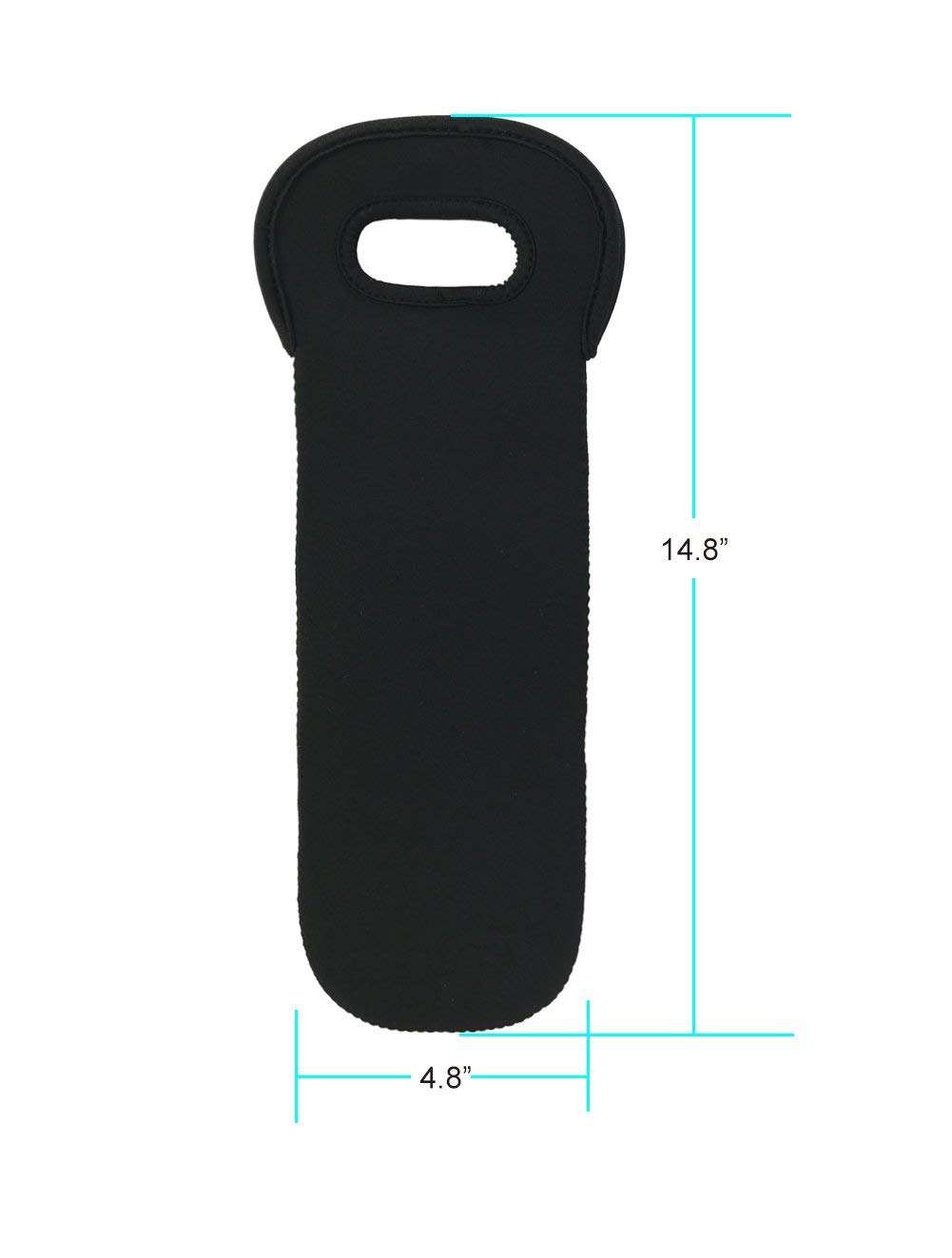Neopren-isolierte Kühltasche für einzelne Weinflaschen