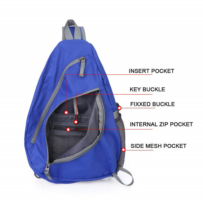 Sling Large Rucksack Chest Crossbody One Strap Shoulder Daypack für Männer und Frauen