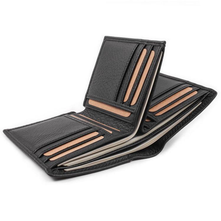 Voyage mousse portefeuille long sac à main pour hommes mince porte-cartes de crédit portefeuille en cuir