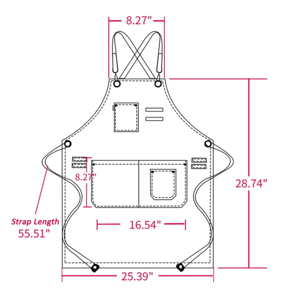 Logo personnalisé Nouveau design coton tissu tablier styliste cadeau outil hommes tablier