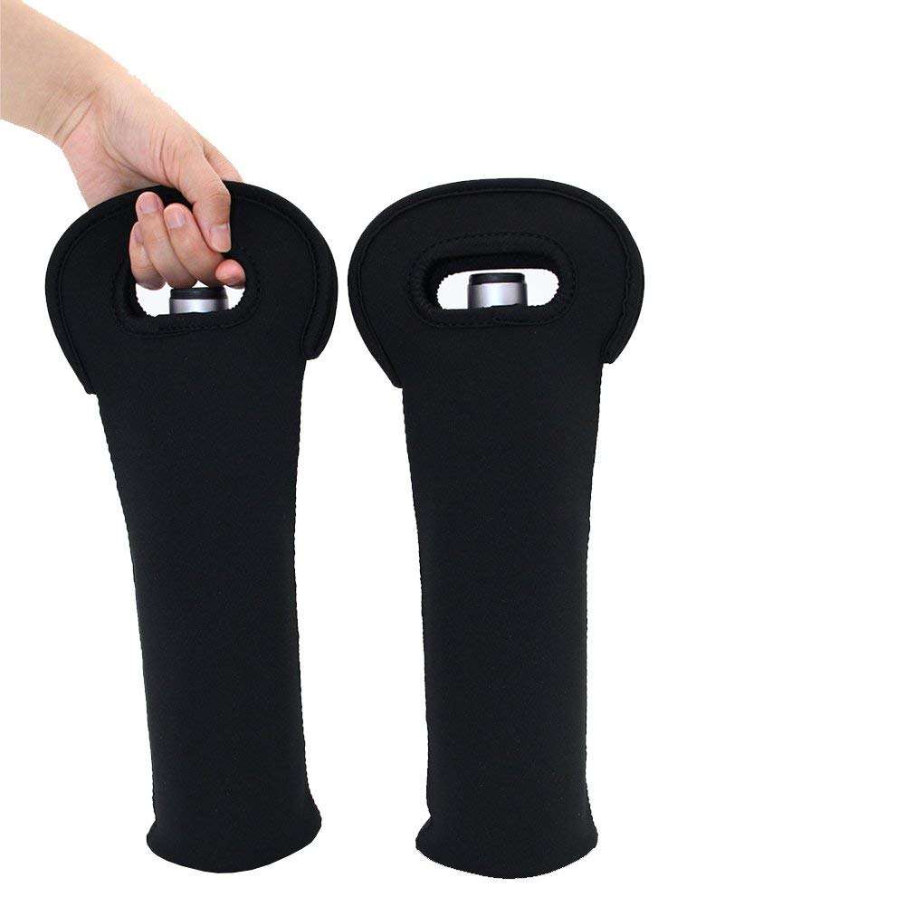 Neopren-isolierte Kühltasche für einzelne Weinflaschen