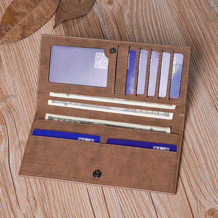 Portefeuille d'argent de mode personnalisé étanche porte-passeport de voyage porte-carte de crédit portefeuille