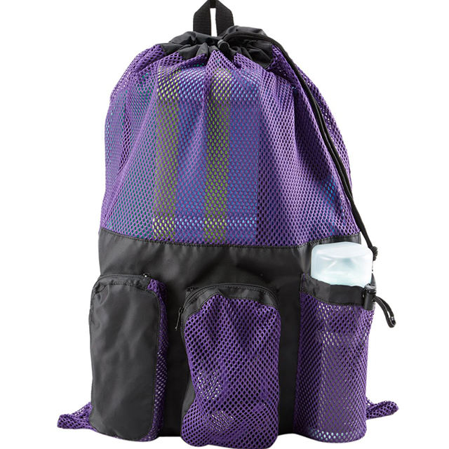 Kordelzug-Reise-Mesh-Tasche Schwimmen